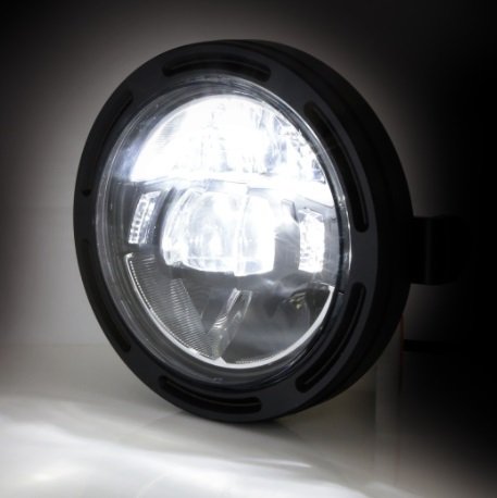 Scheinwerfer für VRSC Modelle mit USD Gabel und orginalem Lampenschirm